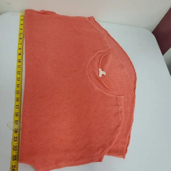 Eileen Fisher Coral Crew Neck Sweater - Picture 5 of 8